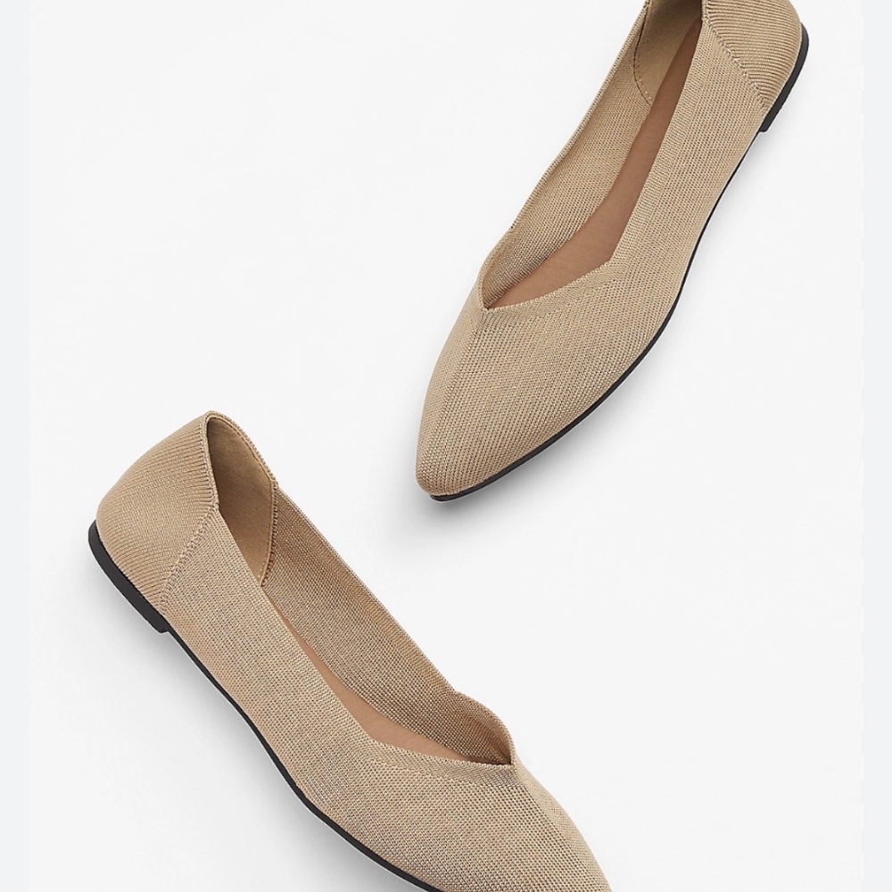 NWT Mia Womens Kerri Knit Slip On Ballet Flats Size 10